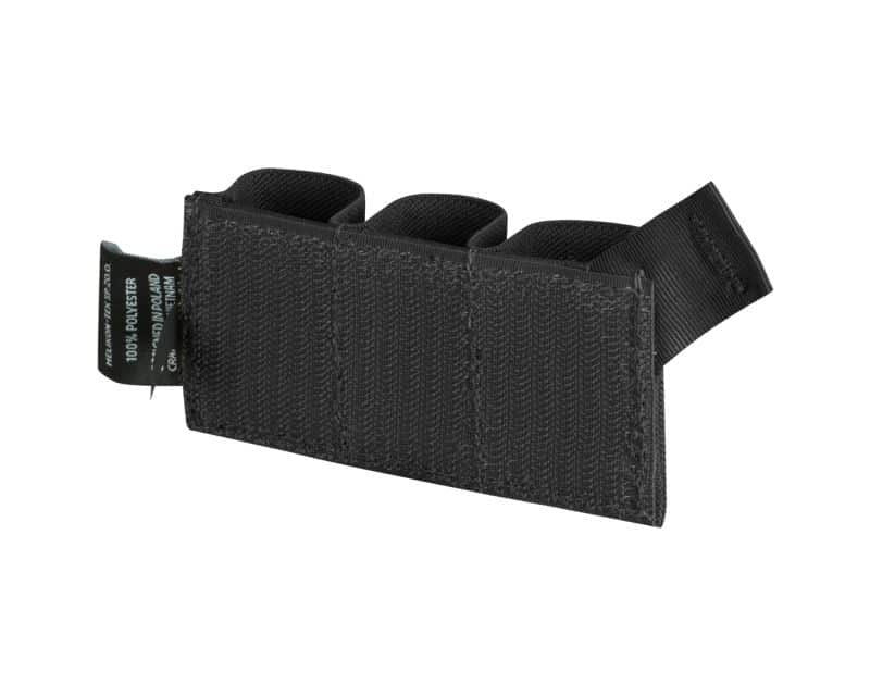 Helikon Triple Elastic Insert Pistol Magazine Pouch - Black