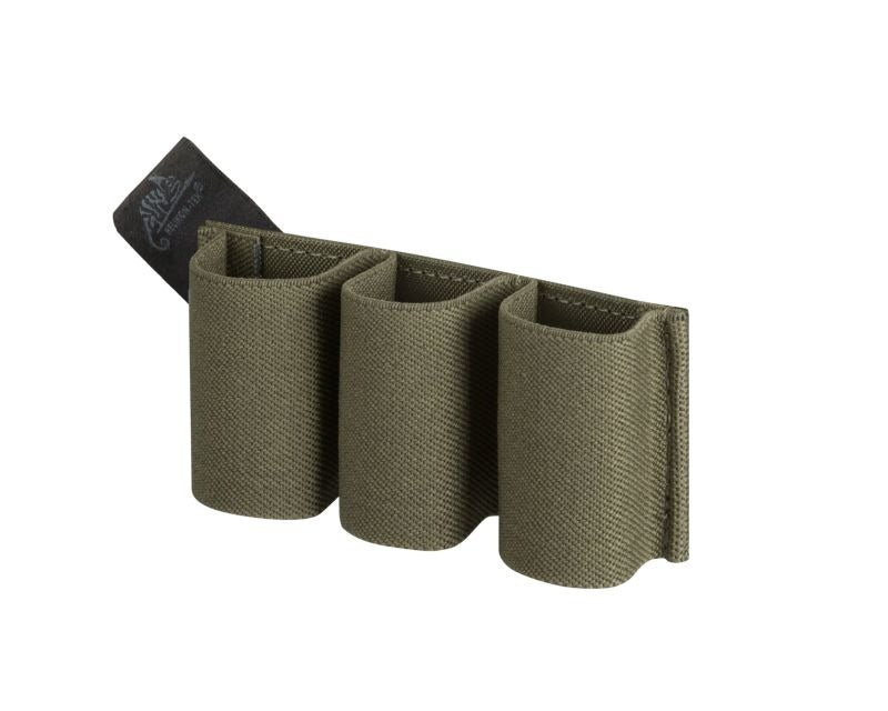 Helikon Triple Elastic Insert Pistol Magazine Pouch - Olive Green