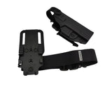 Doubletap Gear Kydex OWB Strighter SLS QLS Holster with thigh strap for Glock 17 pistols - Black