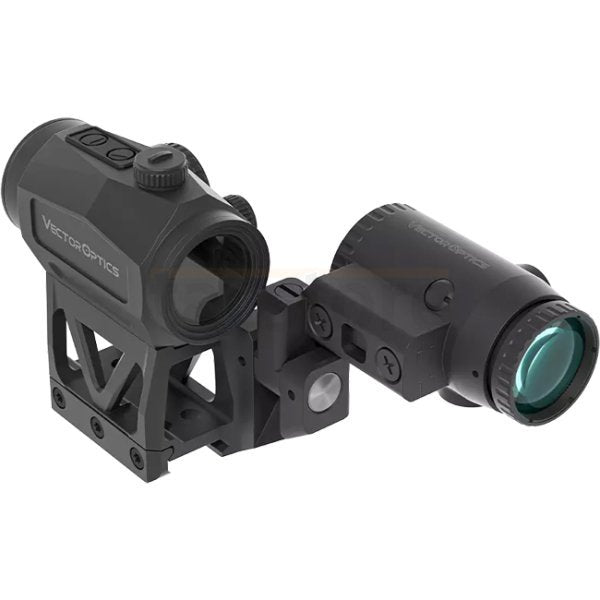 Vector Optics Scrapper 1x25 MRT Red Dot & Paragon 3x Magnifier Kit - Black