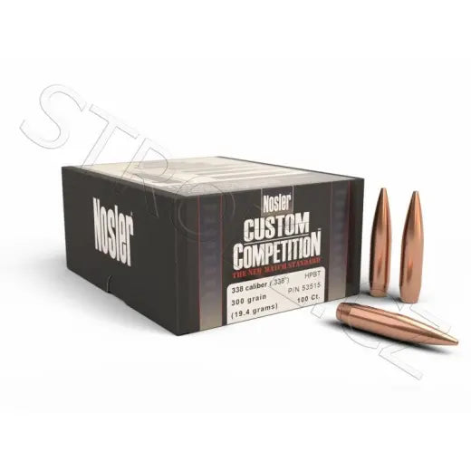 Geschosse Nosler Custom Competition .338 cal, dia .338, 300grs