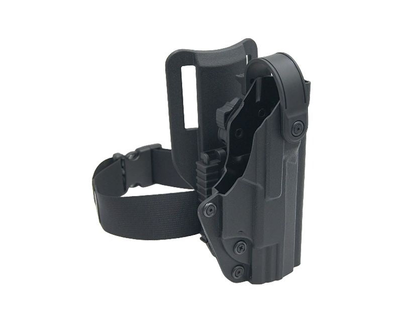 Doubletap Gear Strighter holster with thigh strap for Walther P99 pistol - Black