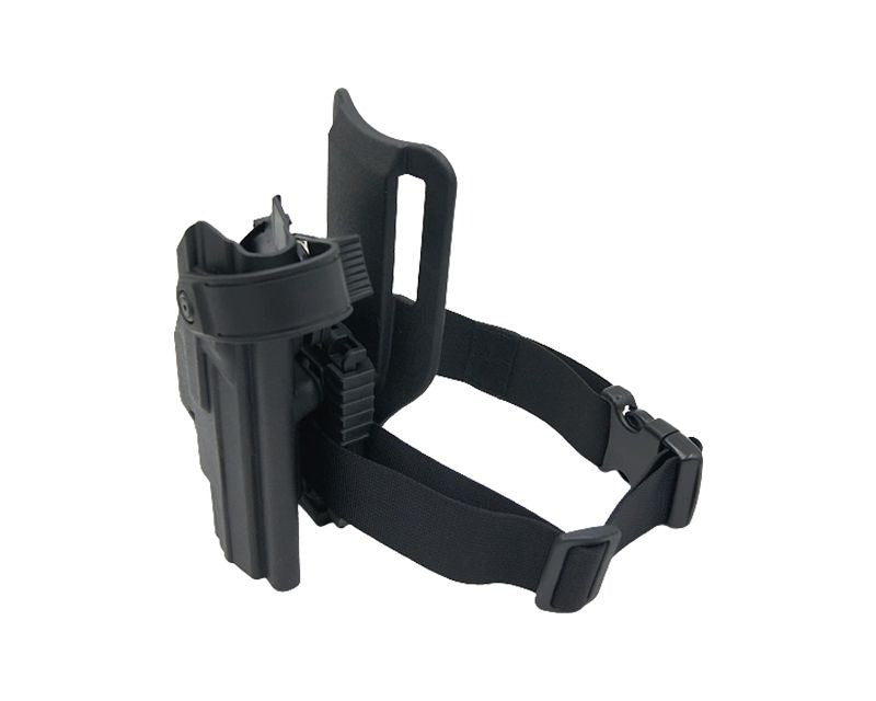 Doubletap Gear Strighter holster with thigh strap for Walther P99 pistol - Black