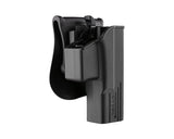 Cytac T-Thumb Smart holster for Glock 19 pistols with flipper - Black