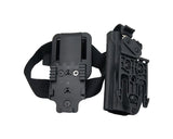 Doubletap Gear Strighter holster with thigh strap for Walther P99 pistol - Black