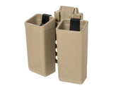 ESP double swivel pouch with UBC-05 Clip mount for 9 mm pistol magazines - Khaki