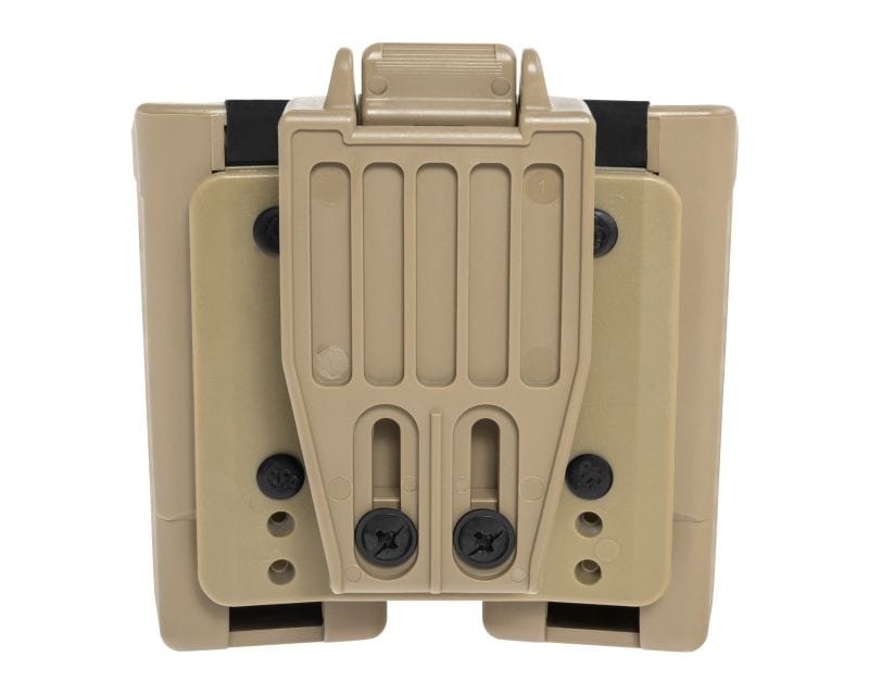 ESP double swivel pouch with UBC-05 Clip mount for 9 mm pistol magazines - Khaki