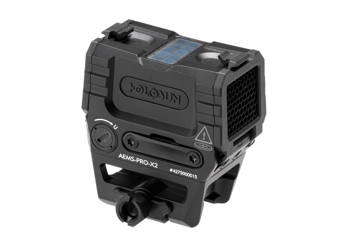 AEMS PRO X2 Solar Green Circle Dot Sight