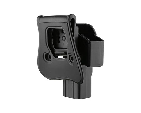 Cytac T-Thumb Smart holster for Glock 19 pistols with flipper - Black