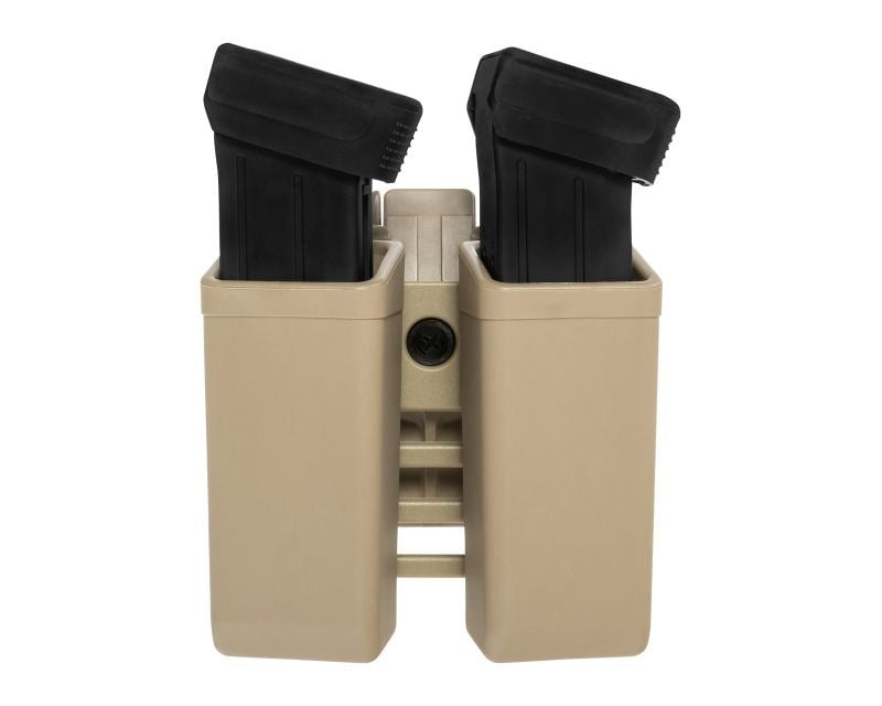 ESP double swivel pouch with UBC-05 Clip mount for 9 mm pistol magazines - Khaki