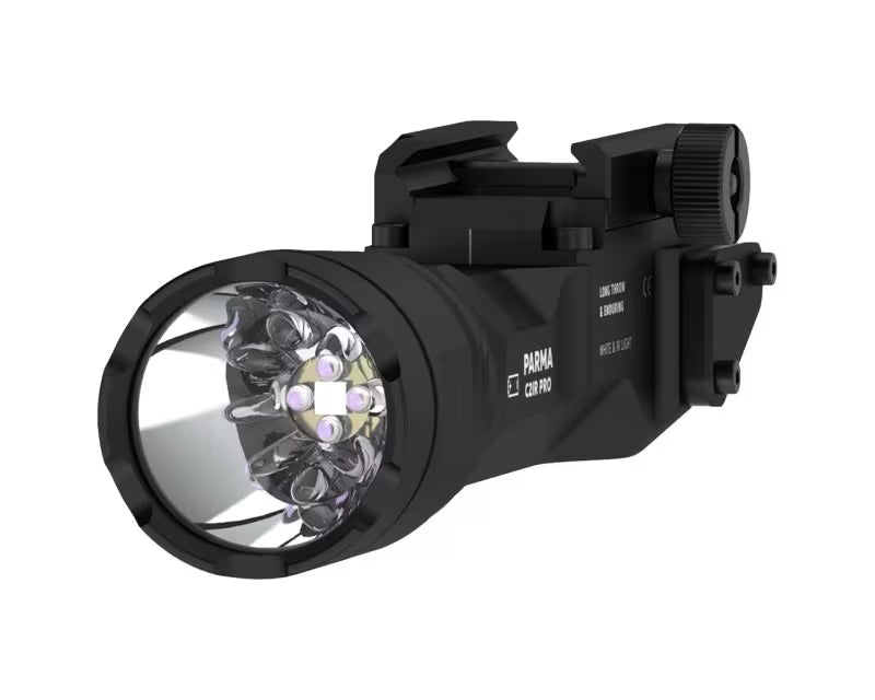 Armytek Parma C2IR Pro Schwarze Waffenlampe – 1250 Lumen