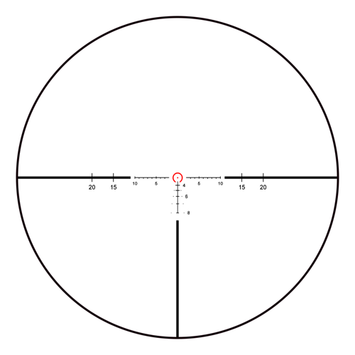 Vector Optics - Zielfernrohr LPVO Continental x6 Tactical - 1-6x24 - Schwarz - SCOC-23T