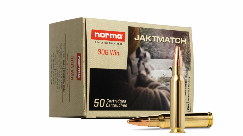 NORMA Jaktmatch .308 Win. FMJ 9,7g/150gr