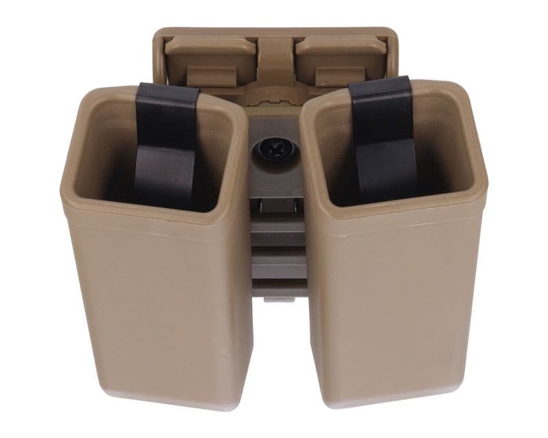 ESP double swivel pouch with UBC-04-2 mount for 9 mm magazines - Khaki