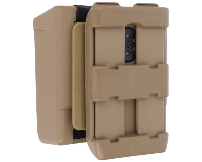 ESP double swivel pouch with UBC-04-2 mount for 9 mm magazines - Khaki