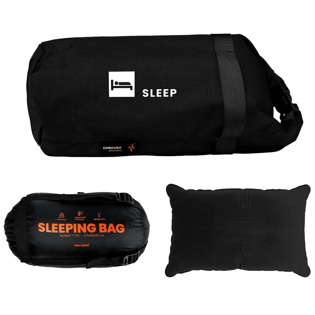 Help Bag - Essential - Notfall-Kit - Shadow Black