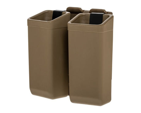 ESP Double Swivel Pouch with UBC-07 Clip mount for MP5/UZI magazines - Khaki