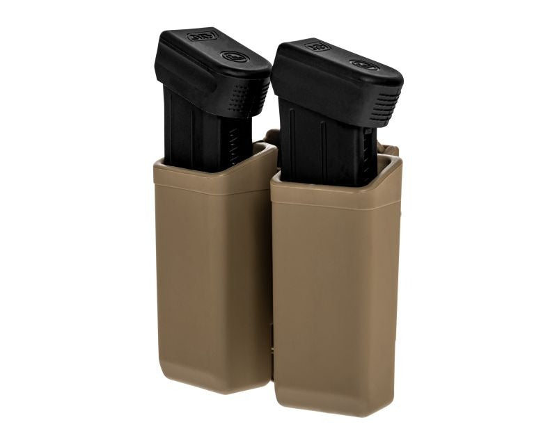 ESP Double Swivel Pouch with UBC-07 Clip mount for MP5/UZI magazines - Khaki