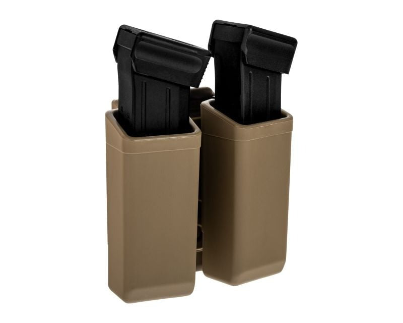 ESP Double Swivel Pouch with UBC-07 Clip mount for MP5/UZI magazines - Khaki