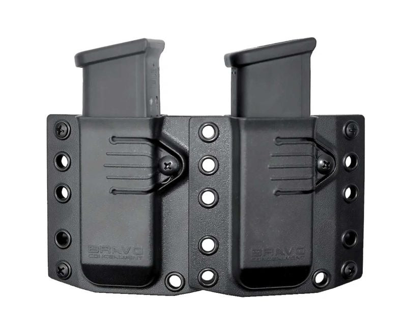 Bravo Concealment double magazine pouch for Glock 19/23/32/HK VP9/Sig Sauer P320s/S&W M&P