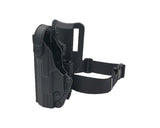 Doubletap Gear Strighter holster with thigh strap for Walther P99 pistol left - Black.