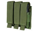 Condor Triple Pistol Mag Pouch for pistol magazines - Olive