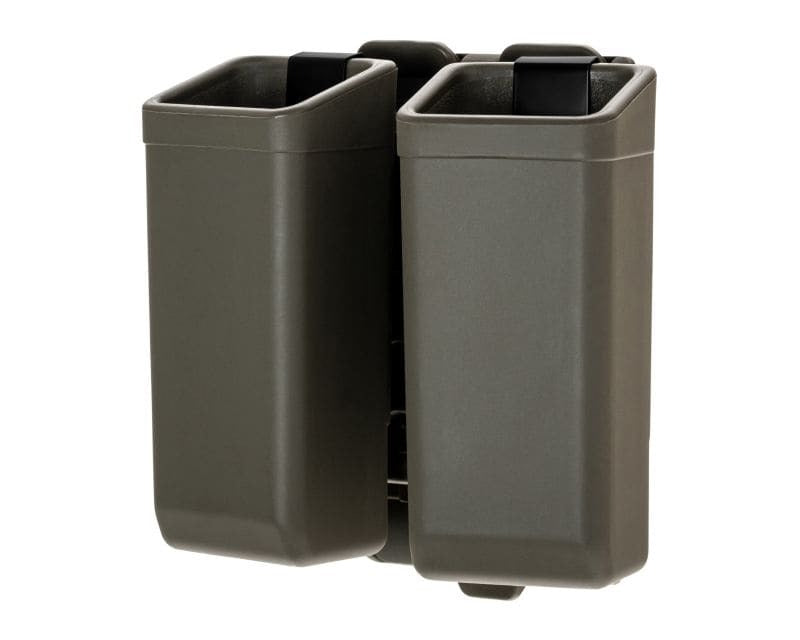 ESP Double Swivel Pouch with UBC-07 Clip Mount for 9 mm pistol magazines - Olive Drab