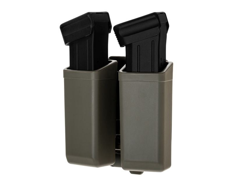 ESP Double Swivel Pouch with UBC-07 Clip Mount for 9 mm pistol magazines - Olive Drab