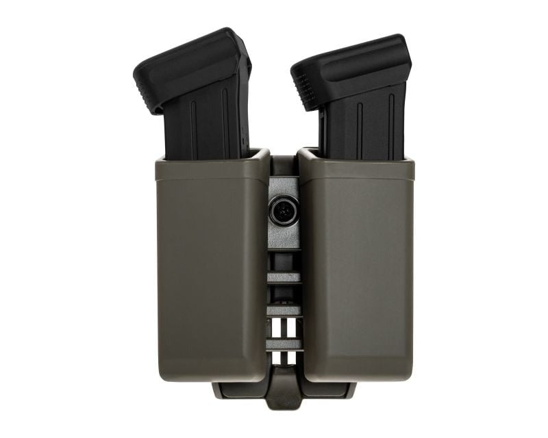 ESP Double Swivel Pouch with UBC-07 Clip Mount for 9 mm pistol magazines - Olive Drab