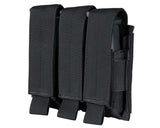 Condor Triple Pistol Mag Pouch for pistol magazines - Black