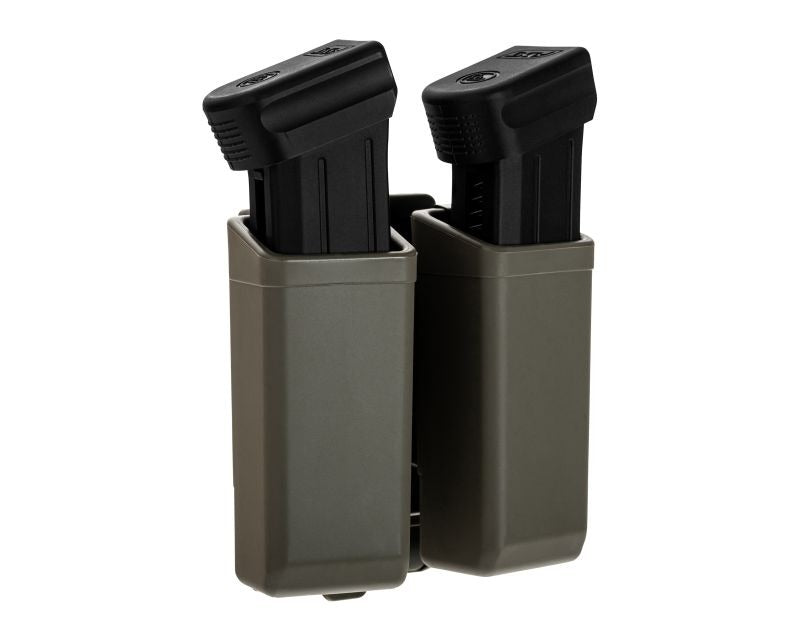 ESP Double Swivel Pouch with UBC-07 Clip Mount for 9 mm pistol magazines - Olive Drab