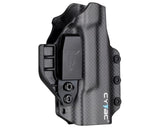 Cytac Carbon Fiber IWB Internal Clip Holster for Glock 19 pistols - Black