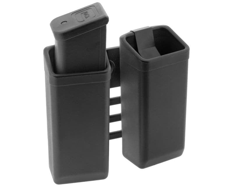 ESP double swivel pouch with Paddle mount for 9 mm pistol magazines - Black