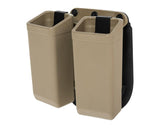 ESP double swivel pouch with Paddle mount for 9 mm pistol magazines - Khaki