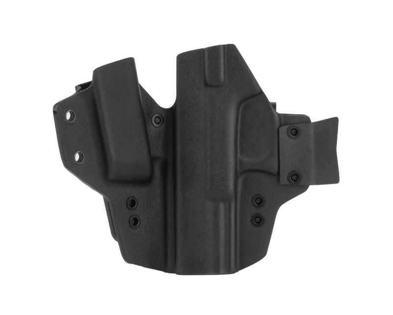 Doubletap Gear Kydex IWB Appendix Solid Holster with pouch for Glock 17 pistols - Black