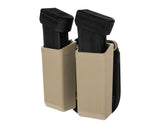 ESP double swivel pouch with Paddle mount for 9 mm pistol magazines - Khaki