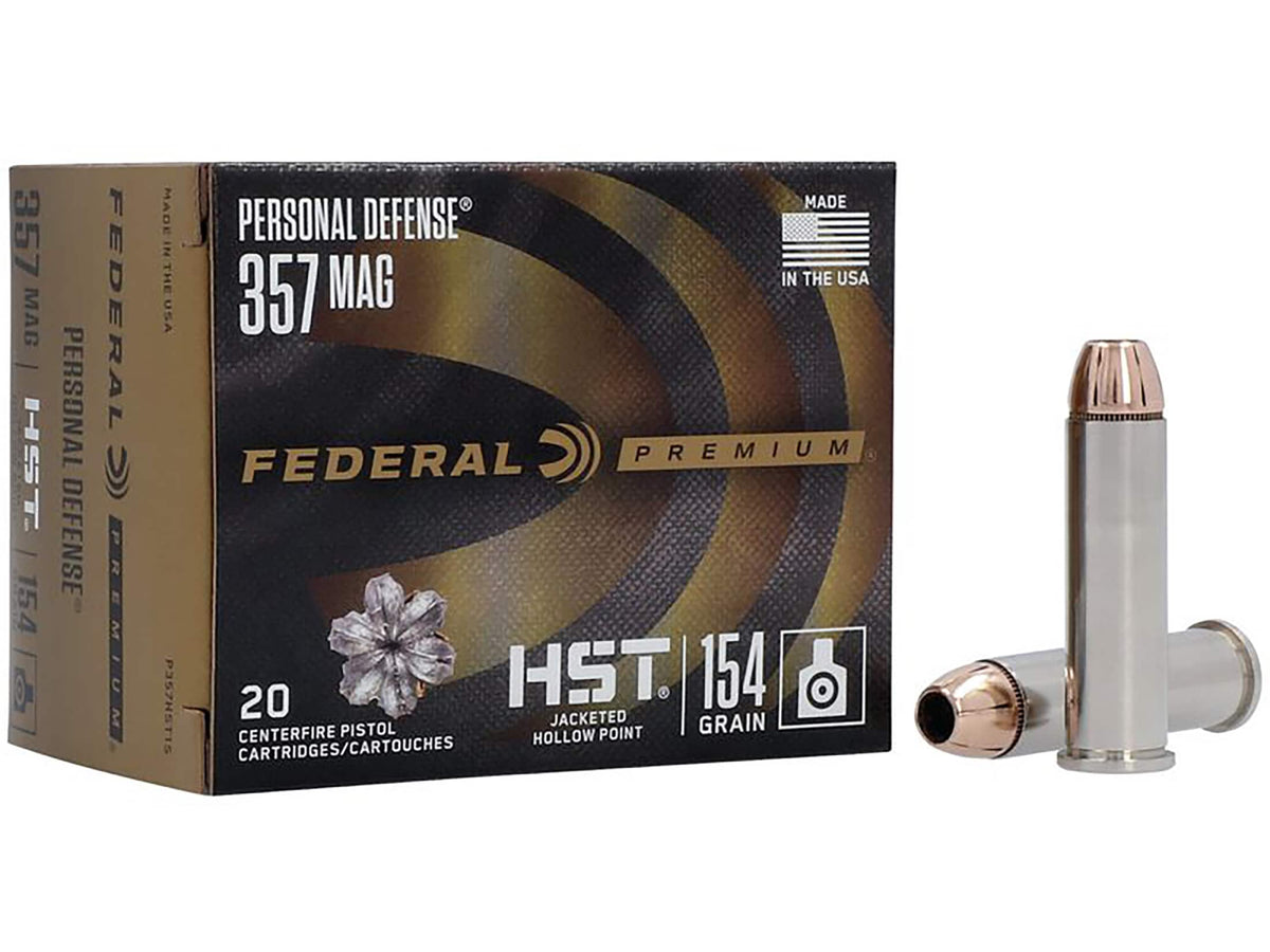 Federal Revolvermunition Premium .357 Mag. 10,00g HST Jacketed Hollow Point PERSONAL DEFENSE