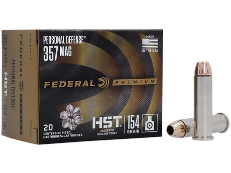 Federal Revolvermunition Premium .357 Mag. 10,00g HST Jacketed Hollow Point PERSONAL DEFENSE