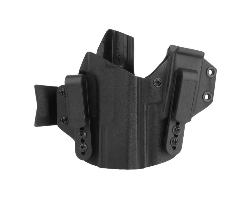 Doubletap Gear Kydex IWB Appendix Solid Holster with magazine pouch for CZ P-10 C - Black