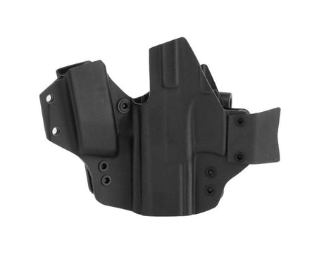 Doubletap Gear Kydex IWB Appendix Solid Holster with magazine pouch for CZ P-10 C - Black