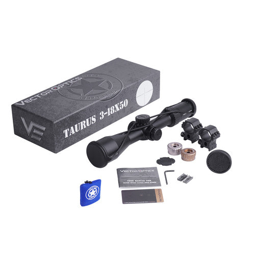 Vector Optics - Zielfernrohr Taurus 3-18 x 50 - 30 mm - First Focal Plane - SCFF-11