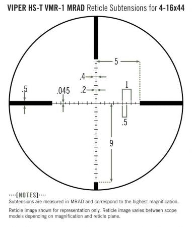 Vortex Viper HS-T 6-24x50 VMR-1 MRAD