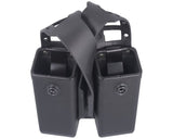 ESP double pouch with UBC-02 Clip mount for 9 mm pistol magazines - Black