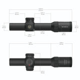 Vector Optics - Zielfernrohr LPVO Continental x10 ED RAR - 1-10x28 - 34 mm - Schwarz - SCFF-48