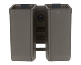 ESP double pouch with UBC-03 Clip mount for 9 mm pistols magazines - Olive Drab