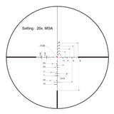 Vector Optics - Zielfernrohr Continental x8 3-24 SFP ED - 56 mm - Schwarz - SCOL-50