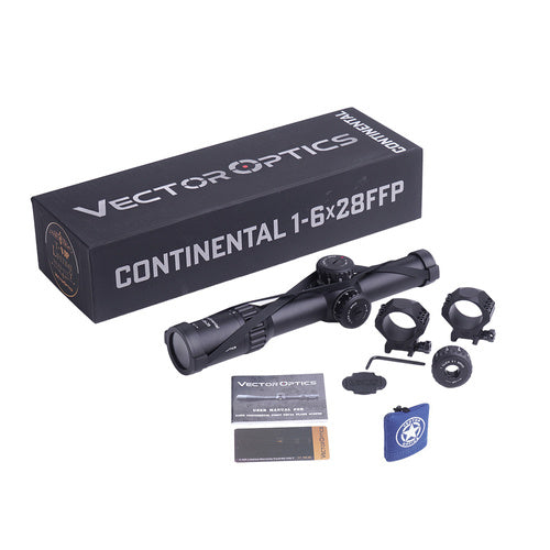 Vector Optics - Zielfernrohr Continental 1-6x28 - 34 mm - First Focal Plane - SCFF-31