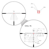 Vector Optics - Zielfernrohr Continental x10 ED CTR - 1-10x28 - 34 mm - Schwarz - SCFF-47