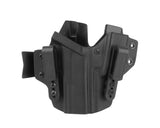 Doubletap Gear Kydex IWB Appendix Solid Holster with pouch for Glock 17 pistols - Black