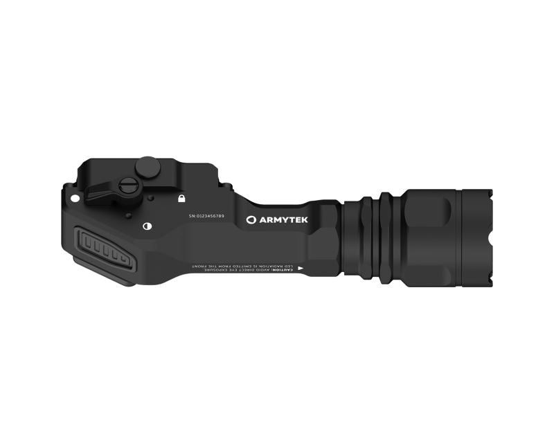 Armytek Parma C2 Pro Black weapon flashlight - 1500 lumens